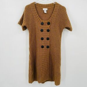 Soft Surroundings Size Small Chunky Knit City Sweater Tunic Cardigan Wool Blend